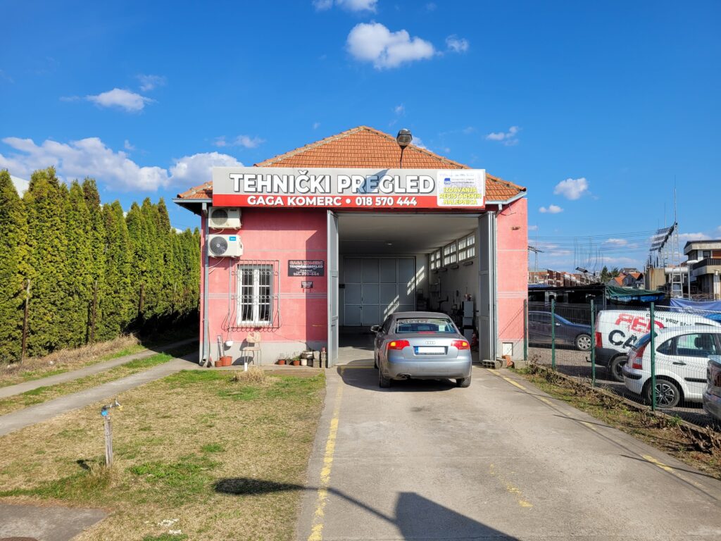 Garaža za tehnički pregled